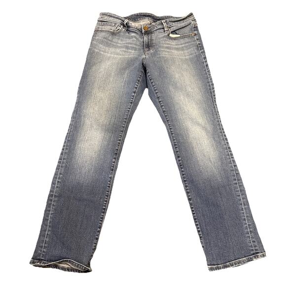 LOFT Denim - Ann Taylor LOFT Women's Straight Jeans Denim Blue Medium Wash Size W28